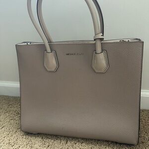 Michael Kors Taupe Leather Tote